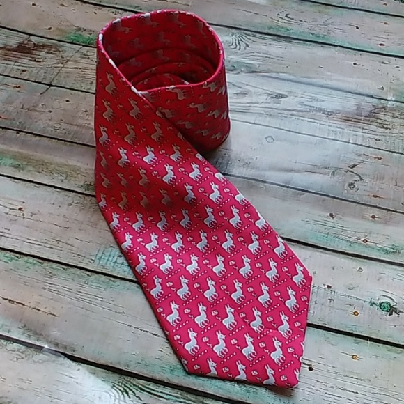 New Vesuvio Napoli Polyester Woven Men/'s Neck Tie necktie Stripes prom Coral